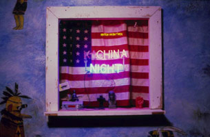 Terry Allen / 
China Night, 1985 / 
Fresno Art Center and Museum, Fresno, CA,  / 
traveled to; University Fine Arts Gallery, Tallahassee, FL / 
Collection of the Museum of Contemporary Art, Los Angeles, CA