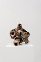 Christopher Miles / 
Untitled (Nugget #6), 2013 / 
glazed stoneware / 
15 1/2 x 13 x 18 in. (39.4 x 33 x 45.7 cm) / 
Private collection 