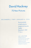 David Hockney announcement, 1989