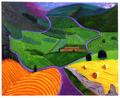 North Yorkshire, 1997 / 
oil on canvas / 
48 x 60 in (121.9 x 152.4 cm) / 
49 3/8 x 61 1/4 in (125.4 x 155.6 cm)(fr) / 
Private collection