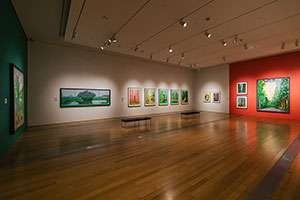 Installation view of David Hockney: Perspective Should Be Reversed, Prints from the Collections of Jordan D. Schnitzer and His Family Foundation / 
Grand Rapids Art Museum (GRAM) / 
Photo courtesy GRAM