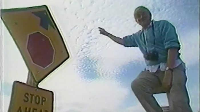 David Hockney Recreates Pearblossom Highway (1988)