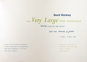 David Hockney announcement, 1995