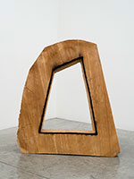 David Nash / 
Cut Corners: Cedar Segments, 1996 / 
cedar
53 x 40 x 8 1/2 in. (134.6 x 101.6 x 21.6 cm)