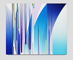 Dion Johnson / 
ForceField, 2022 / 
acrylic on canvas / 
60 x 72 in. (152.4 x 182.9 cm)