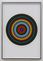 Don Suggs / 
Abyss Pool 25, 2012 / 
oil and white shellac on Strathmore rag board / 
framed: 14 3/4 x 10 1/4 x 1 1/2 in. (37.5 x 26 x 3.8 cm)