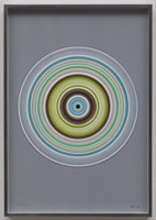 Don Suggs / 
Travertine Springs 2, 2012 / 
grey autoprimer and oil on rag board / 
frame: 14 3/4 x 10 3/4 in. (37.5 x 27.3 cm)