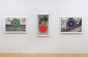 Installation photography / 
Don Suggs: Thermal Pool Paintings and Paradise Prints 