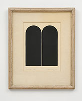 Frederick Hammersley / 
Covenant, 1963 / 
serigraph in artist-made frame / 
Image: 13 x 10 in. (33 x 25.4 cm) / 
Framed: 21 3/4 x 17 3/4 in. (55.2 x cm) / 
Edition 2 of 50