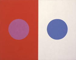 Frederick Hammersley / 
From, 1962 / 
oil on linen / 
24 x 30 in (70 x 79.2 cm) / 
Private collection
