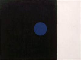 Frederick Hammersley / 
In to, 1960 / 
oil on linen / 
30 x 40 in (76.2 x 101.6 cm) / 
Private collection
