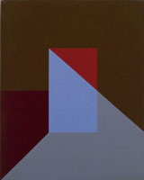 Frederick Hammersley / 
Inside, 1962 / 
oil on canvas / 
30 x 24 in (76.2 x 61 cm)
