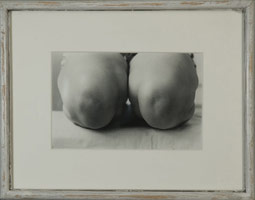 Fredrick Hammersley / 
Debby's Knees, 1970 / 
      black and white photograph  / 
      image: 4 1/2 x 7 in. (11.4 x 17.8 cm) artist frame: 9 1/4 x 11 3/4 in. (23.5 x 29.8 cm)