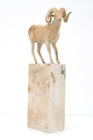 Gwynn Murrill / Bighorn Maquette, 2009 / 
      bronze / 
      9 3/4 x 11 x 4 1/4 in. (24.8 x 27.9 x 10.8 cm); base: 12 x 6 x 4 in. (30.5 x 15.2 x 10.2 cm) / 
      Edition 5/9