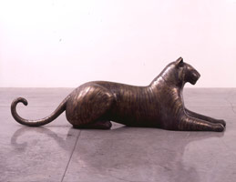 Tiger 5, 2003 / 
bronze / 
32 x 97 x 24 in (81 x 246 x 61 cm)