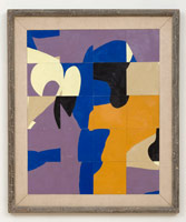 Frederick Hammersley / 
Agnes, #9c 1965 / 
oil on chipboard panel / 
23 5/8 x 18 3/4 in. (60 x 47.6 cm) / 
framed: 29 1/4 x 24 1/4 x 1 1/4 in. (74.3 x 61.6 x 3.2 cm)