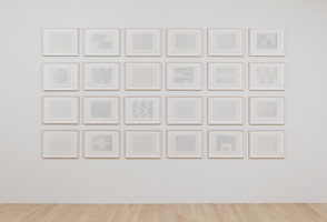 Installation photography / Frederick Hammersley: The Computer Drawings 1969