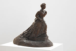 Alison Saar / 
Swing Low-Harriet Tubman Maquette, 2007 / 
cast bronze / 
22 1/4 x 24 1/2 x 13 1/2 in (56.5 x 62.2 x 34.3 cm) / 
© Alison Saar
