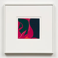 Heather Gwen Martin / 
Key, 2021 / 
gouache on paper / 
3 3/4 x 4 in. (9.5 x 10.2 cm) / 
Framed: 9 1/4 x 9 1/4 x 1 in. (23.5 x 23.5 x 2.5 cm)
