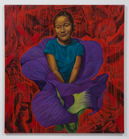 Fabian Debora / 
Innocence Over Destruction, 2011 / 
acrylic on canvas / 
78 x 73 in (198.1 x 185.4 cm) / 
Private collection