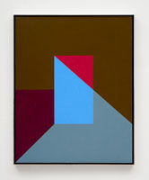Frederick Hammersley / 
Inside, #8 1962 / 
oil on canvas / 
30 x 24 in. (76.2 x 61 cm)