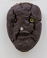 Jimmie Durham / 
Untitled (Caliban's Mask) (JD 74), 1992 / 
mixed media / 
10 x 7 x 3 1/2 in. (25.4 x 17.8 x 8.9 cm) / 
Private collection