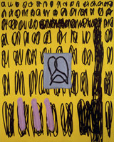 Jonathan Lasker / 
Visible Thoughts, 1992 / 
Oil on linen  / 
30 x 24 in. (76.2 x 61 cm) / 
Private collection