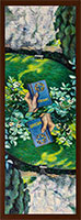 Joni Mitchell / 
Untitled, n.d. / 
acrylic on canvas / 
55 3/4 x 19 3/4 in. (141.6 x 50.165 cm) / 
Collection of the Artist