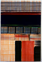 Notte (Transito), 1999 / 
vinyl, dispersion, dried pigment / 
18 x 12 in (46 x 31 cm) / 
Private collection