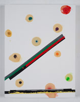 Juan Uslé / 
Ageda's dream, 2103 / 
vinyl, dispersion and dry pigment on canvas / 
24 x 18 in. (61 x 46 cm)