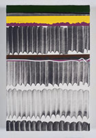 Juan Uslé / 
In Kayak (Cassandra), 2012 / 
vinyl, dispersion and dry pigment on canvas / 
18 x 12 in. (46 x 31 cm)