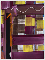 Juan Uslé / 
Diapason, 2012 / 
vinyl, dispersion, acrylic and dry pigment on canvas / 
22 x 16 1/8 in (55.9 x 41 cm)