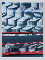 Juan Uslé / Nemo encerrado, 2012-2013 / vinyl, dispersion and dry pigment on canvas / 24 x 18 in. (61 x 46 cm)