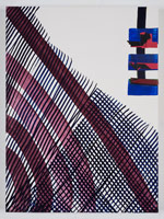 Juan Uslé / 
Zigurat, 2013 / 
vinyl, dispersion and dry pigment on canvas / 
24 x 18 in. (61 x 46 cm)