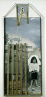 Edward & Nancy Reddin Kienholz / 
Prototype for Angel #1, 1990 / 
mixed media assemblage / 
71 1/4 x 30 1/8 x 4 7/8 in / 
(180.97 x 76.52 x 12.38 cm)