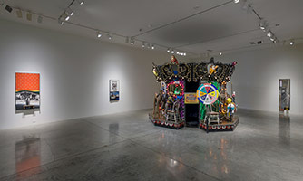 Installation photography / 
Edward and Nancy Kienholz: The Merry-Go-World or Begat by Chance and the Wonder Horse Trigger