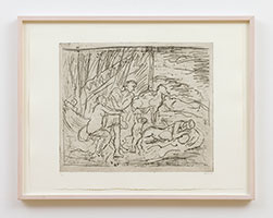 Leon Kossoff / 
Cephalus and Aurora No. 1, 1998 / 
etching / 
22 1/2 x 29 7/8 in. (57.2 x 75.9 cm) / 
Edition 1 of 20 / 
LK99-56b.1