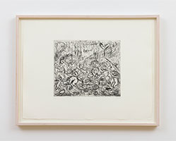 Leon Kossoff / 
The Triumph of Pan No. 2, 1998 / 
etching / 
22 3/8 x 29 7/8 in. (56.8 x 75.9 cm) / 
Edition 1 of 20 / 
LK99-56l.1