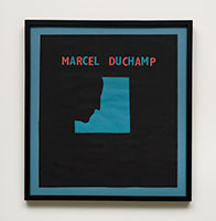 Marcel Duchamp / 
Self-Portrait in Profile, 1959 / 
seriograph / 
Framed Dimensions: 25 1/2 x 23 3/4 in. (64.8 x 60.3 cm)