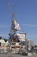 Installation photography, Mark di Suvero: Artists’ Tower of Protest
