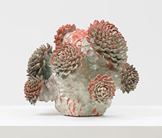 Matt Wedel / 
Flower Tree, 2022 / 
stoneware / 
16 x 19 1/2 x 17 in. (40.6 x 49.5 x 43.2 cm) / 
MW22-041