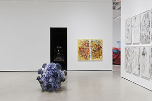 Installation photography, Matt Wedel in <i>Meanwhile</i> at Beeler Gallery at Columbus College of Art & Design