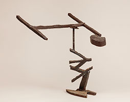 Mark di Suvero / 
Mantis, 2001 / 
Steel / 
17 1/2 x 14 1/2 x 17 in (44.5 x 36.8 x 43.2 cm) / 
Nasher Sculpture Center, Gift of Lisa Schachner in memory of Leonard Contino