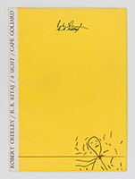 R.B. Kitaj<br>
A Sight by Robert Creeley portfolio, 1967<br>
color screenprint portfolio<br>
30 x 22 in. (76.2 x 55.9 cm)<br>
Edition of 100, A.P.
