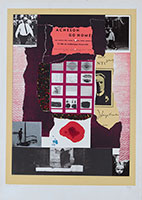 R.B. Kitaj / 
Acheson Go Home, 1963–64 / 
Screenprint on paper / 
28 3/4 x 20 3/4 in (73.3 × 52.7 cm)