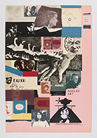 R.B. Kitaj<br>
Addled Art Minor Works, 1975<br>
color screenprint<br>
40 1/2 x 28 in. (102.9 x 71.1 cm)<br>
Edition of 70, A.P.