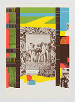 R.B. Kitaj<br>
Boys and Girls!, 1964<br>
color screenprint<br>
24 1/8 x 17 in. (61.3 x 43.2 cm)<br>
Edition of 40, A.P.