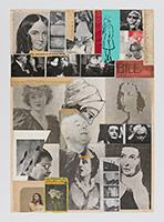 R.B. Kitaj / 
From the Lives of the Saints, 1975 / 
collage on paper / 
29 1/4 x 27 3/4 in. (74.3 x 70.5 cm)