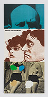 R.B. Kitaj<br>
Nancy and Jim Dine, 1970<br>
color screenprint, photoscreenprint, collage, coating<br>
33 3/4 x 15 1/2 in. (85.7 x 39.4 cm)<br>
Edition of 70, A.P.