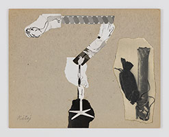 R.B. Kitaj / 
Untitled (Glue-Words), 1967 / 
collage on paperboard / 
8 1/2 x 11 in. (21.6 x 27.9 cm)
